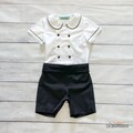 Boys Outfit: Handmade Double Breasted Shirt & Oxford Shorts product logo