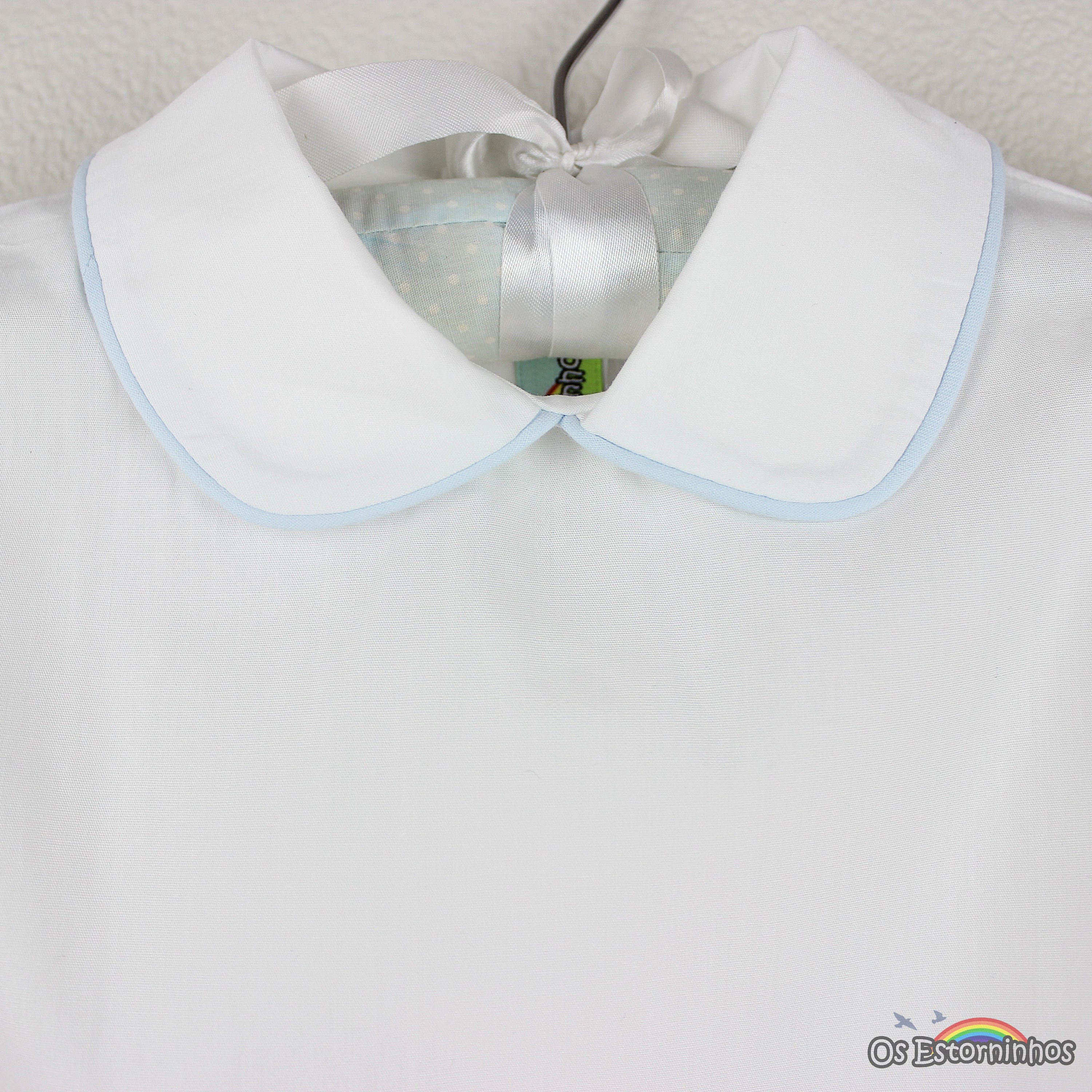 トップス PETITE COLLAR S/S SHIRT *WHITE PLAID pwa PETITE COLLAR S/S SHIRT *WHITE PLAID | Regular/Tall