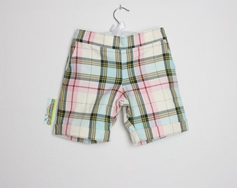 Short tartan avec poches