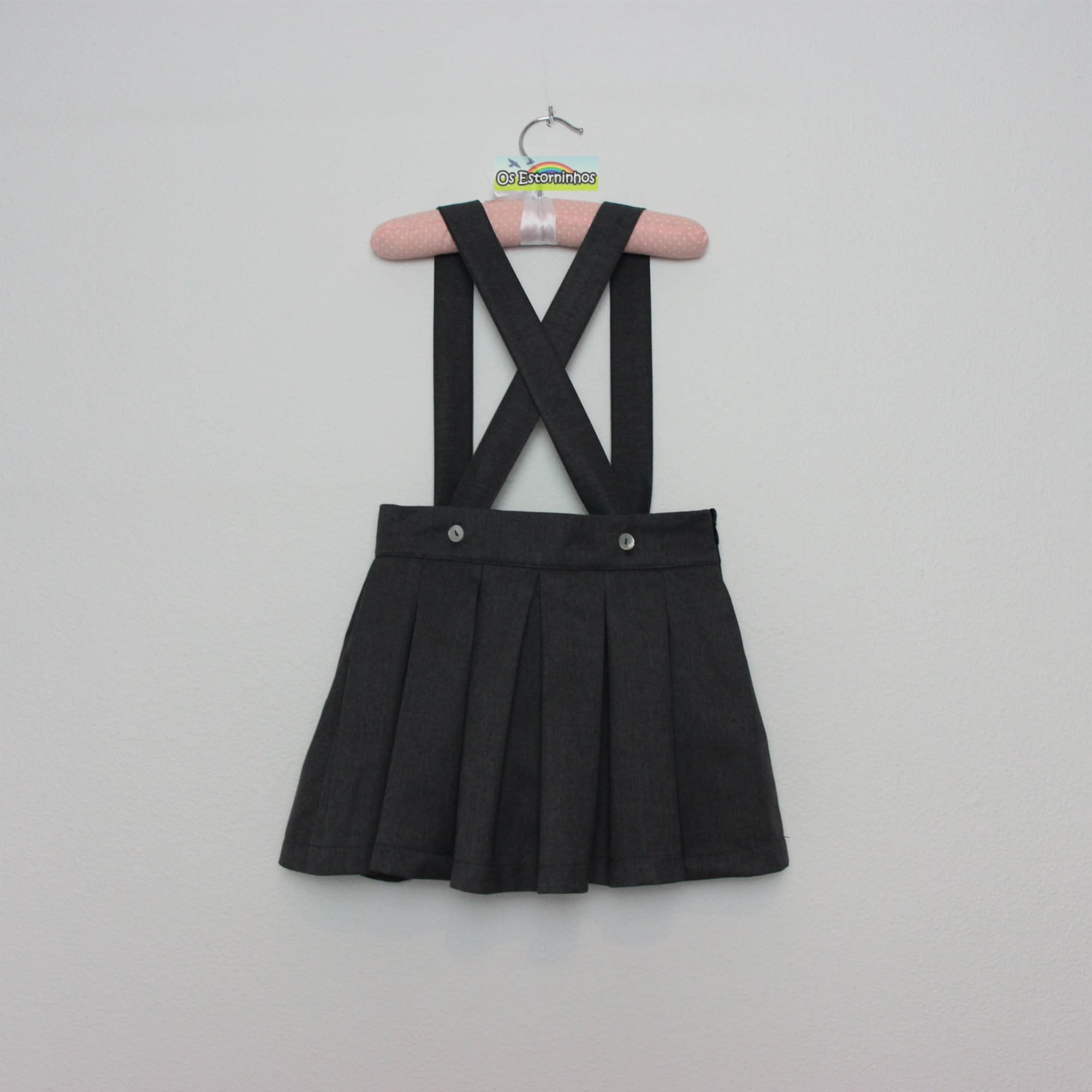 Girls Skirt Pleated Skirt With Suspenders Available in - Etsy