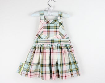 Girls Pinafore Dress - Tartan Pinafore dress