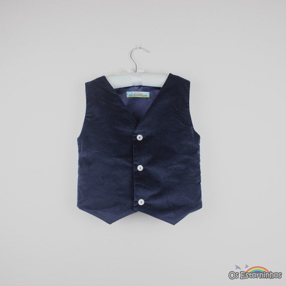 Boys velvet waistcoat best sale