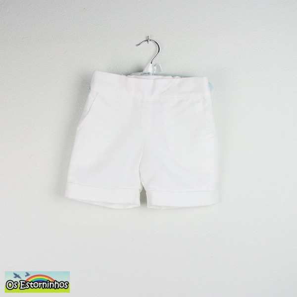 Linen blend  shorts with pockets