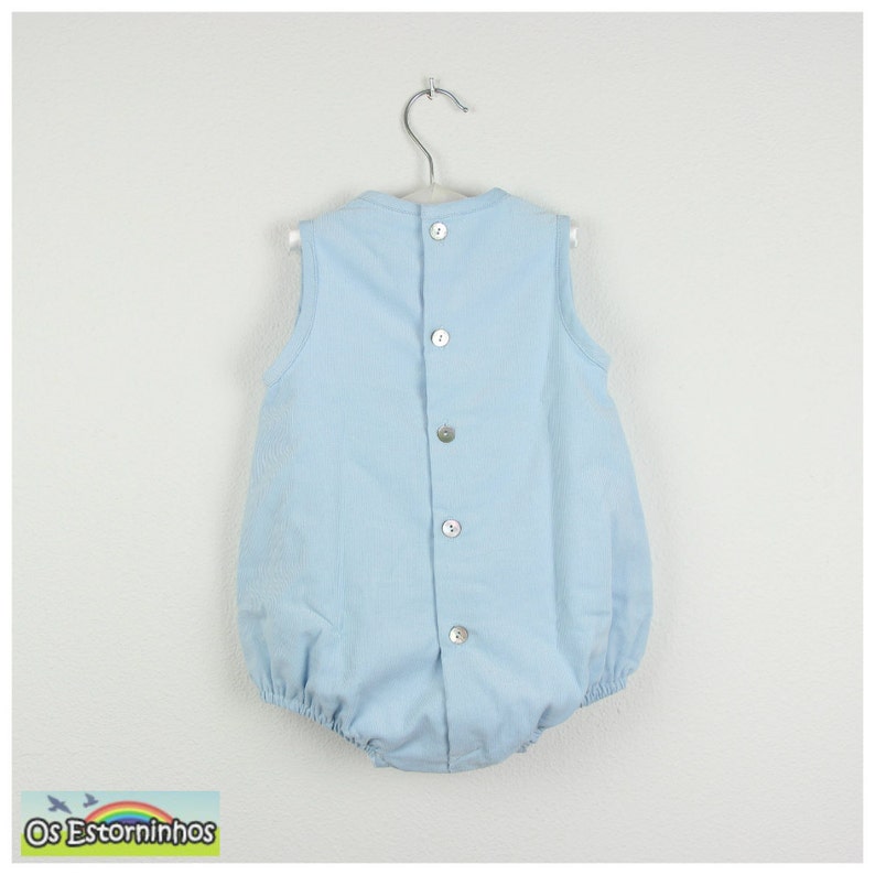 Bubble romper Sleeveless corduroy romper image 3