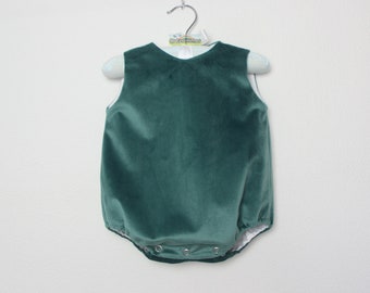 Bubble romper -  Sleeveless Velvet romper - Available in more colors