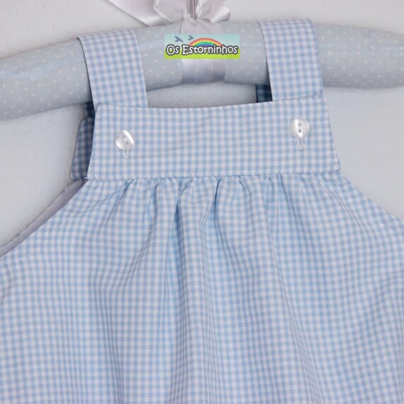 Baby Romper - Gingham Romper - Available in Several Colors