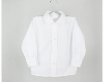 Boys Dress Shirt: Classic Long Sleeve Button-Up - 100% Cotton, Party Or School