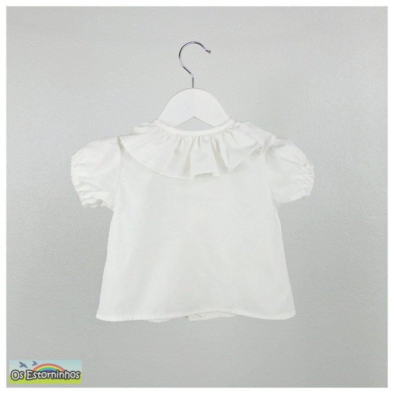 Girls Blouse Lightweight 100% Cotton Short sleeve Blouse zdjęcie 1