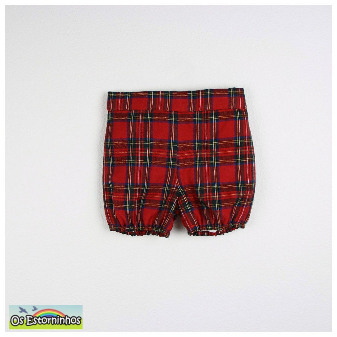 Bloomer Red Tartan Bubble Baby Bloomers Etsy