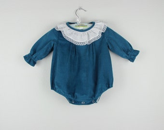 Barboteuse Bébé à Volants Citron - Occasion Très Bon état, Modèle Romper