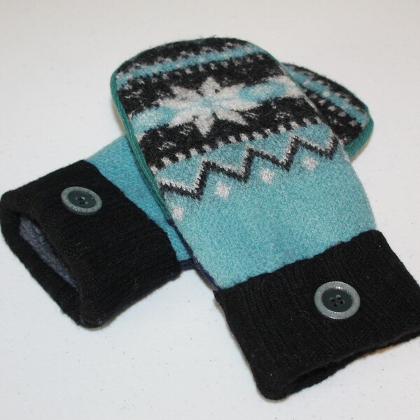 Wool Felted Mittens Etsy