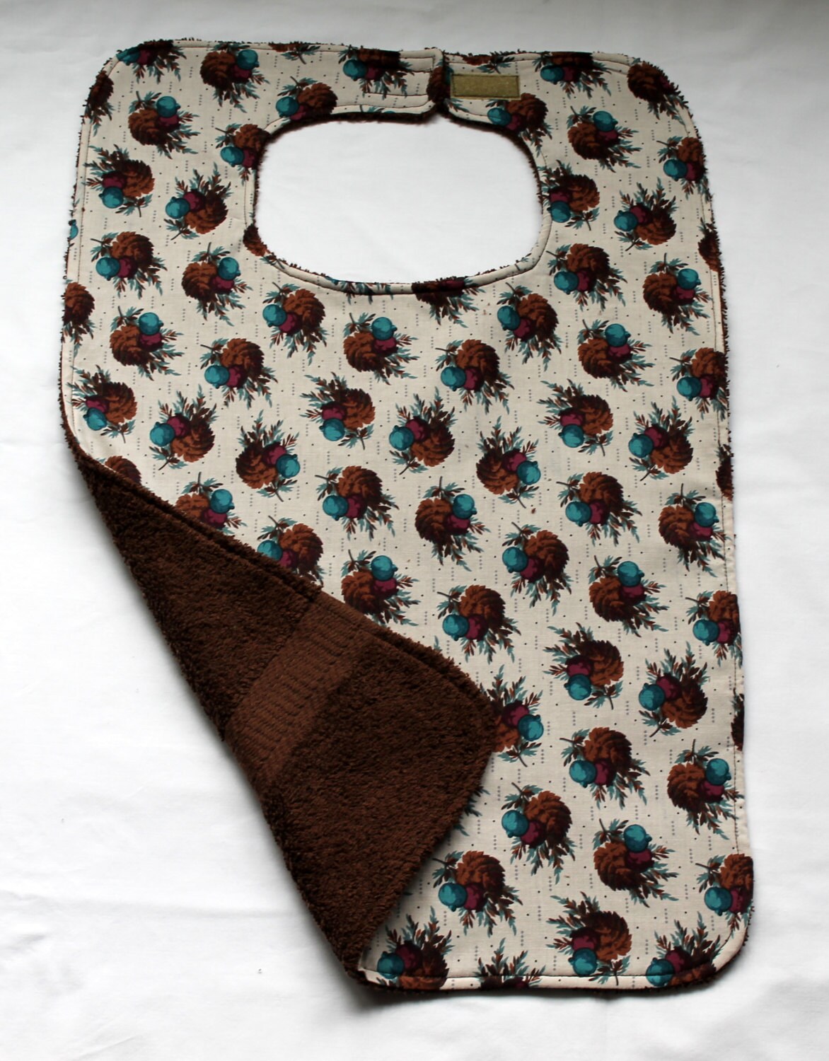 Adult Bib/Clothing Protector Reversible Terry Cloth/Cotton Etsy