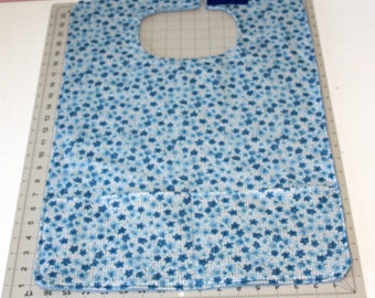 Clothes Coverup with pockets,  Adult Bib, Senior clothes Cover, Special Needs Apron