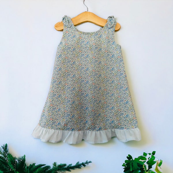 Summer Dress in Liberty Fabric.