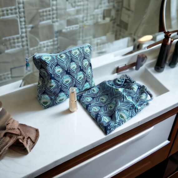 Liberty London caesar fabric makeup wash bag