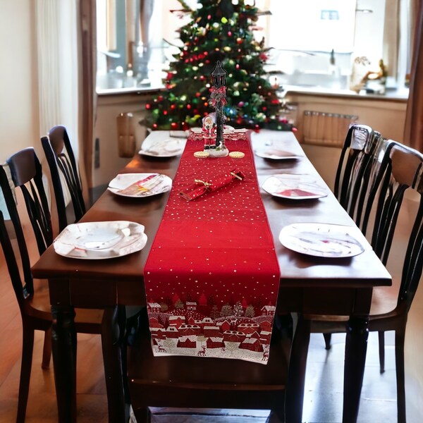 Table Runner Christmas Etsy UK