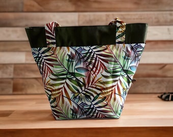 Reusable Foldaway waterproof Tote Beach/Shopping Bag.