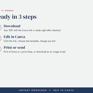 Modello di invito per la cena di Natale, invito invernale scandinavo, invito di Natale modificabile su Canva, invito digitale stampabile, download immediato immagine 4