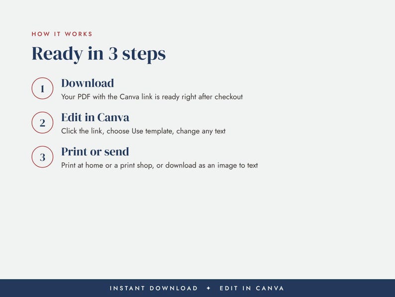Modello di invito per la cena di Natale, invito invernale scandinavo, invito di Natale modificabile su Canva, invito digitale stampabile, download immediato immagine 4