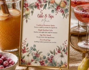 Thanksgiving Games Printable, Thanksgiving Trivia, Most Likely To, Gratitude Cards, Pie Bar Sign, Food Labels, Editable Canva Template