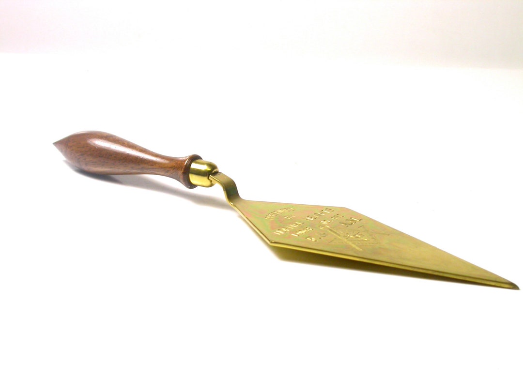 Vintage Masonic Trowel Lodge 632 Masonic Trowel Presented by Normal