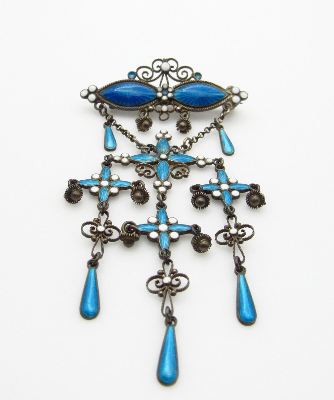 希少 Vintage   425 Brooch 925 Vintage Handarbeit German Brooch 800 Silver 10 Grams | eBay