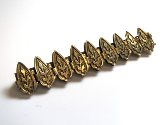 Gold Leaf Brooch - Alloy Steel Banquet Accessory, No Gemstone, Elegant Pin For Dresses & Blazers