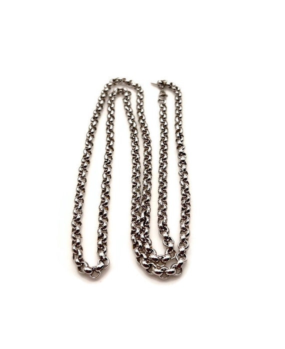 Monet Necklace Multi Chain Silver Twist Cable Silver Shiny Classy NO OFFERS  | eBay