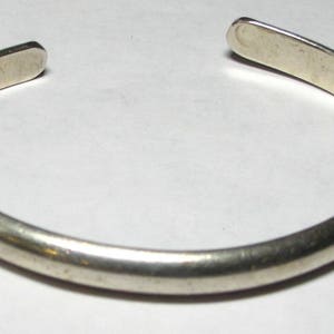 Two Sterling Silver Heavy Cuff Bracelets Total Weight 49.5 Grams Set of 2 REDUCED 3047 image 4