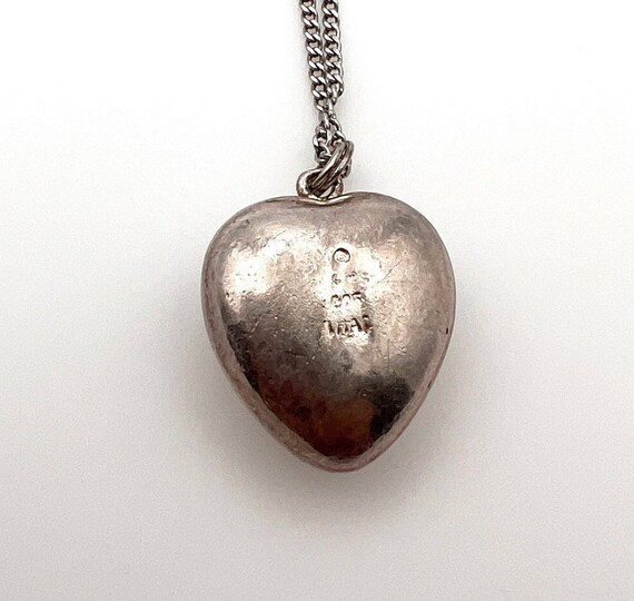 Sterling Silver Heart inside Heart Pendant Neckla… - image 4