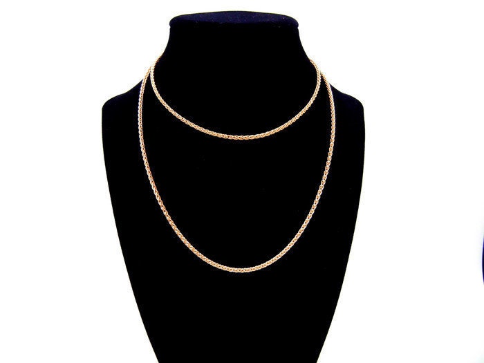 Authentic Tiffany and Co 18K Yellow Gold Rope Chain - 30