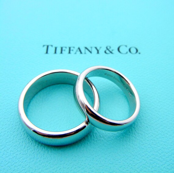 Authentic Tiffany \u0026 Co Platinum Wide 