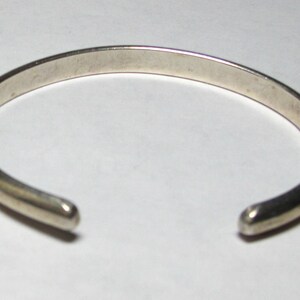 Two Sterling Silver Heavy Cuff Bracelets Total Weight 49.5 Grams Set of 2 REDUCED 3047 image 5