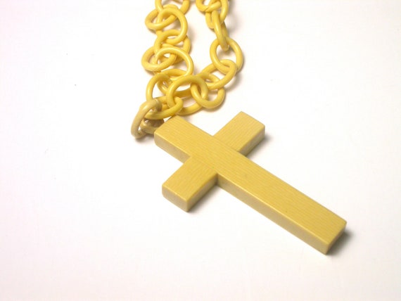 Vintage Cross Necklace and Pendant - Religious - … - image 3