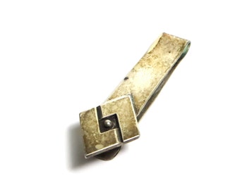 Taxco Tie Clip - Sterling Silver Taxco 69 Tie Tack - Weight 12.6 Grams - Tie Bar - Graduation - Groom - Wedding # 1581