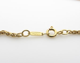 Authentic Tiffany and Co 18K Yellow Gold Rope Chain - 30 Inches