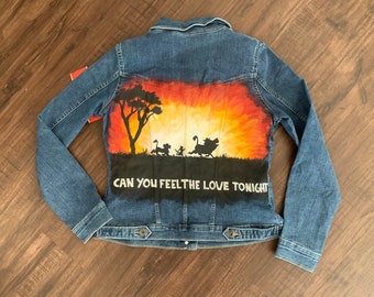 Lion King Jean Jacket