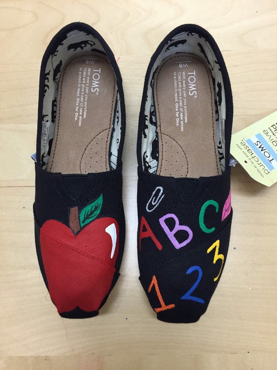 Painted Toms Nightmare Before Christmas Toms Teacher TOMS (option 1)