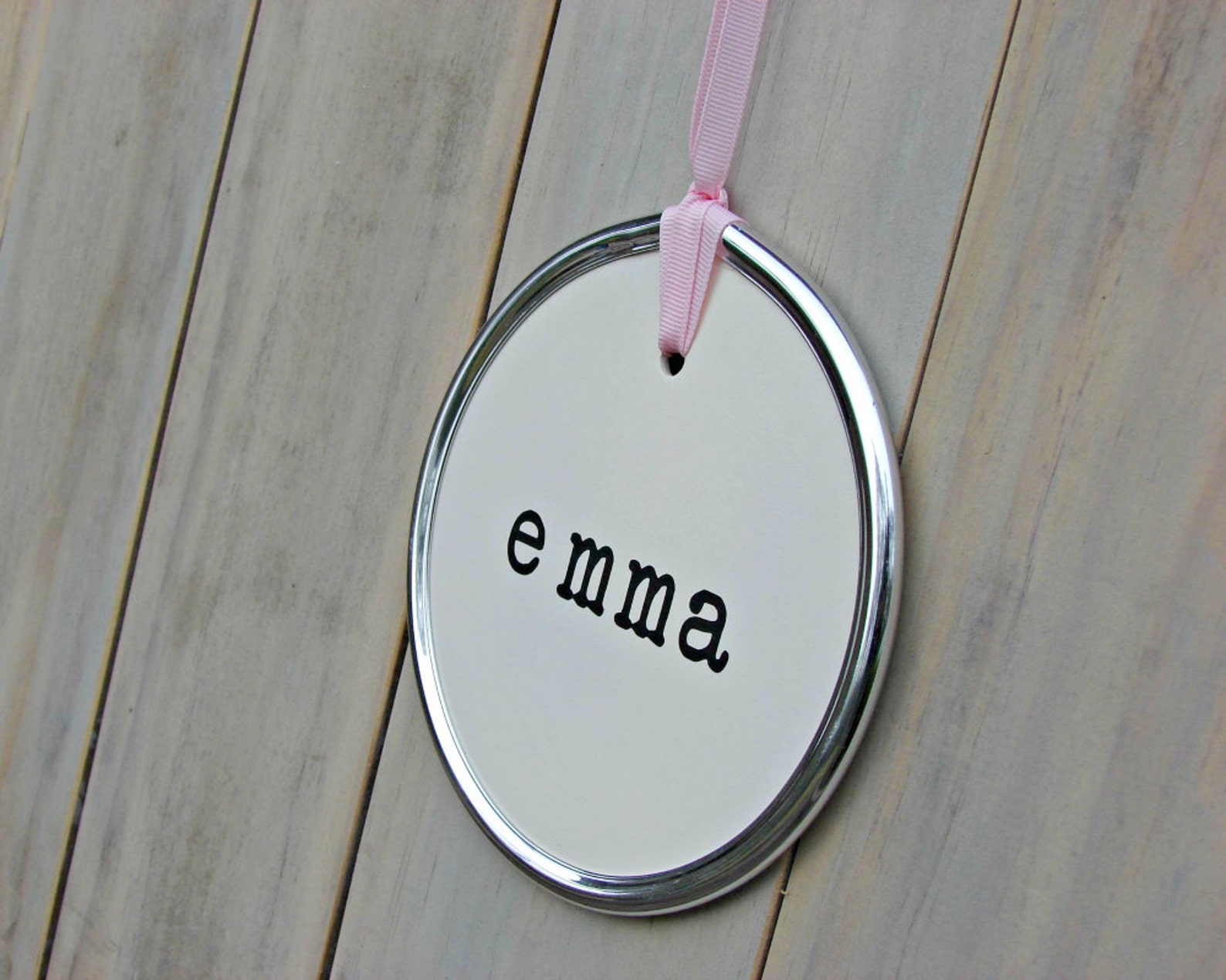Personalized name tag sign Home Etsy
