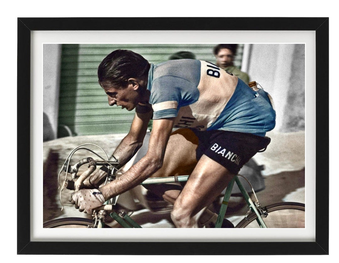 Special Offer 2026: 3X Felice Gimond Fausto Coppi Bianchi A3 Posters
