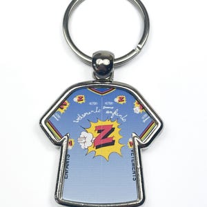 Team Z Cycling Jersey Key Ring Bag Charm 1991 Tour De France Greg LeMond Metal Keyring Cycling Gift Cycling Memorabilia