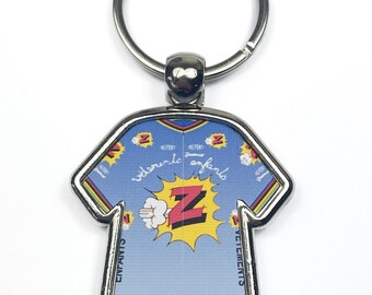 Team Z Cycling Jersey Key Ring Bag Charm 1991 Tour De France Greg LeMond Metal Keyring Cycling Gift Cycling Memorabilia
