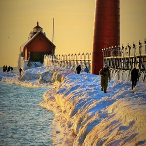 Grand Haven, Michigan - Lighthouse