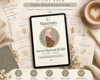 Guide d'étude sur les altérations de la santé maternelle | Notes de révision pour les étudiantes sages-femmes (PDF)
