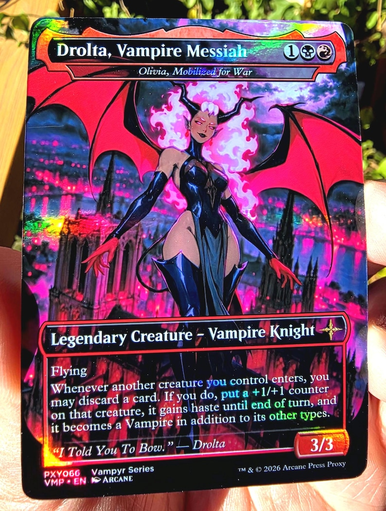 Drolta Volderan MTG Commander - Proxy-kort *Foil* bild 1