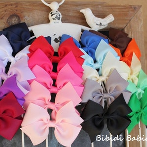 Girl Hair Bow 3.5 Hair Bow Hair Clip Toddler Hair Bow Baby Girl Hair Bow U Choose Colors image 7