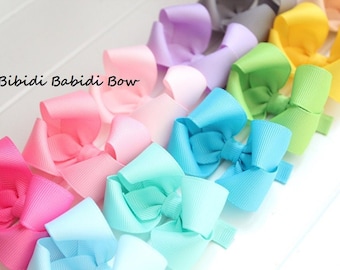 2" Grosgrain Hair Bow – Boutique Alligator Clip, Baby Girl Accessory