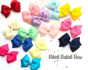Girl Hair Bow- Toddler Hair Bow- 3.5” bow- Birthday Gift- hair clip- little girl hair bow- You can choose colors