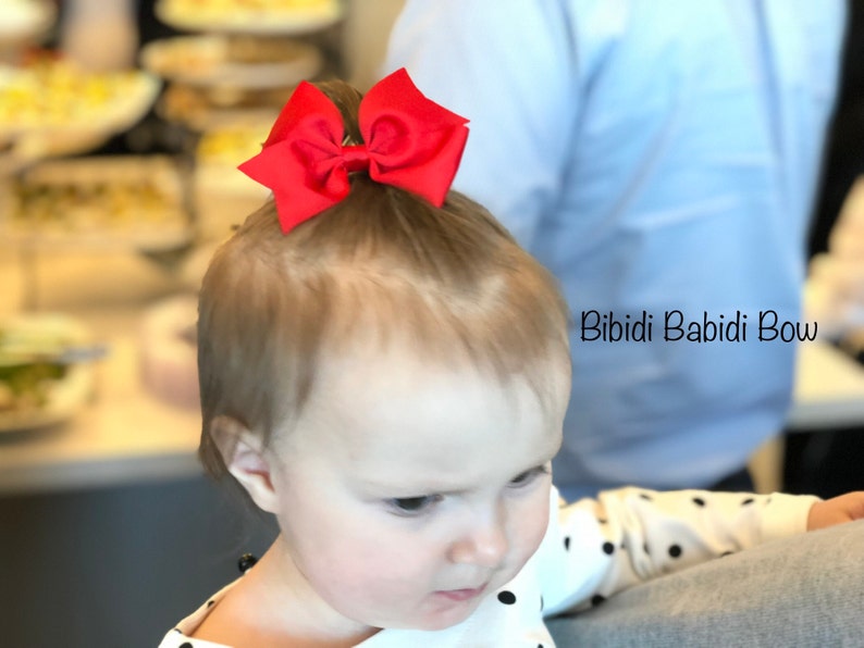 Girl Hair Bow 3.5 Hair Bow Hair Clip Toddler Hair Bow Baby Girl Hair Bow U Choose Colors image 8