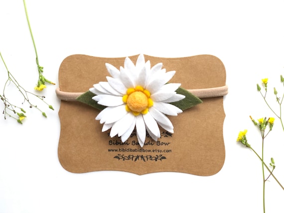 daisy baby headband